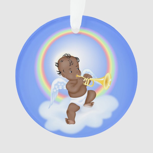 Adorno Ángel con trompeta (Anverso)