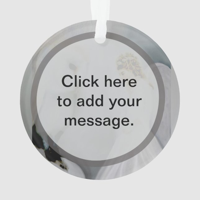 Adorno Ángel de guarda del cuidado y búho blanco de (Reverso)