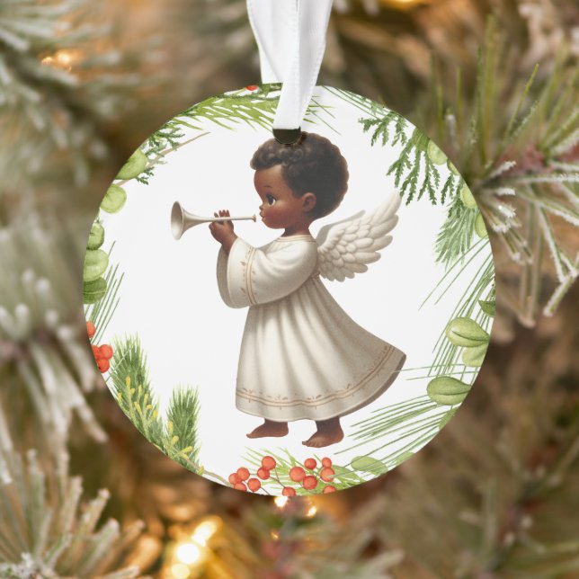 Adorno Angel Ornament, Navidades afroamericanos (Árbol)