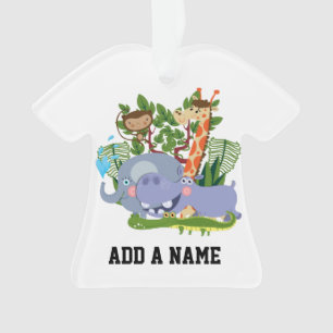 Adorno Animales lindos del safari