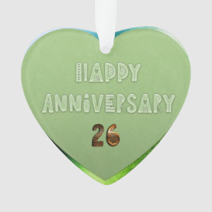 Adorno Aniversario Boda de Artsy