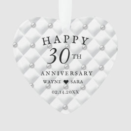 Adorno Aniversario de la Perla 30 Boda