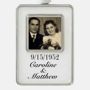 Adorno Aniversario del regalo de ornamento