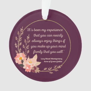 Adorno Anne De Green Gables Cita I - Estilo Cuto