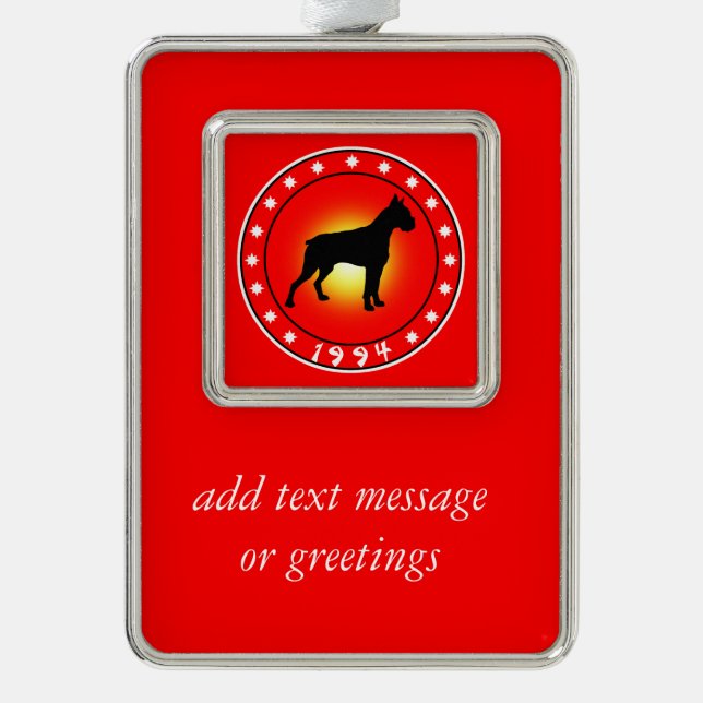 Adorno Año del perro de 1994 (Anverso)