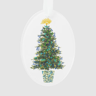 Adorno Año del personalizable del árbol de navidad de los