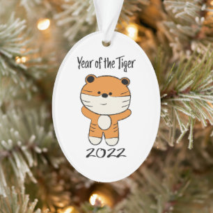 Adorno Año del tigre 2022