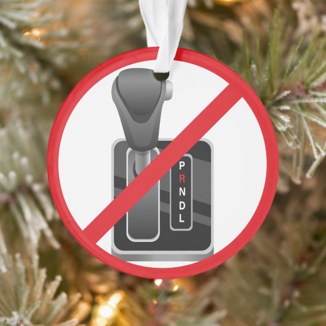 Adorno Anti-Automático - Caja de cambios manual de teclad (Árbol)