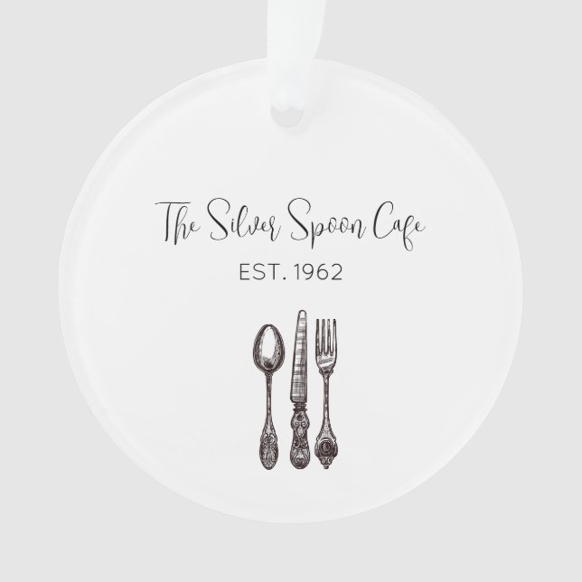 Adorno Antiguo Flatware Food Business Keepsake Artisan (Anverso)