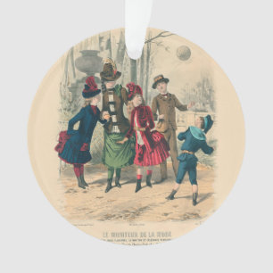 Adorno Antiguo juego de pelota de niños victorianos de 18