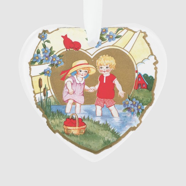 Adorno Antique Valentine (Anverso)