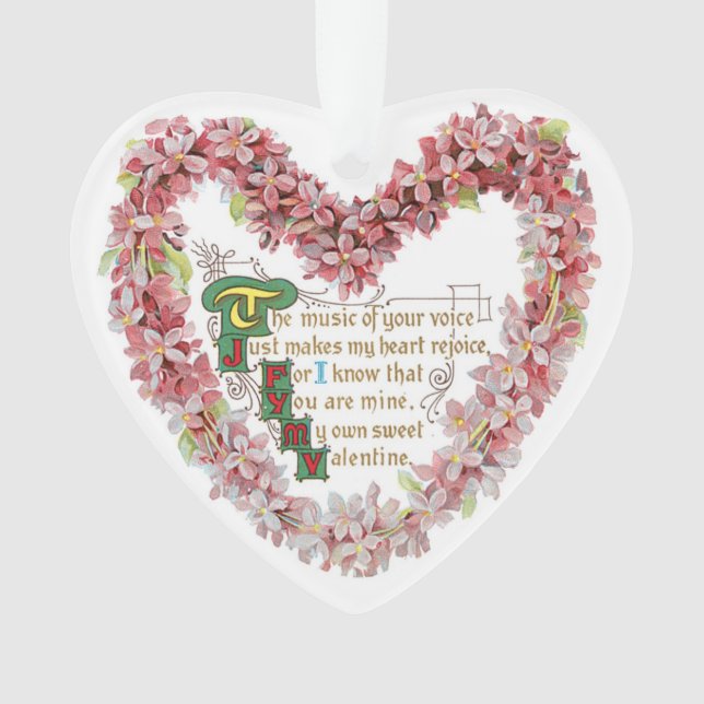 Adorno Antique Valentine (Anverso)