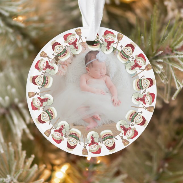Adorno Anuncio de primer nacimiento personalizado (Árbol)