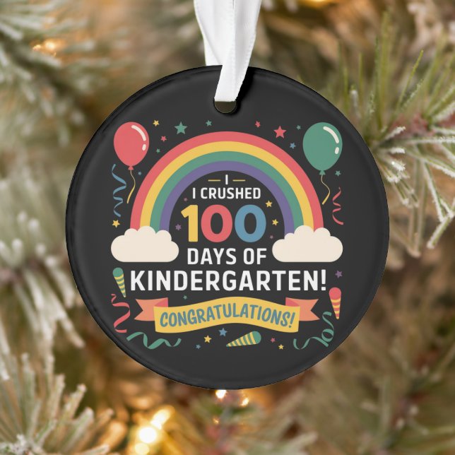 Adorno Aplasté 100 días de Personalizar de guardería (Árbol)