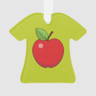 Adorno Apple Rojo