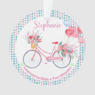 Adorno Aprendí a andar en bicicleta Perdió la rueda de 