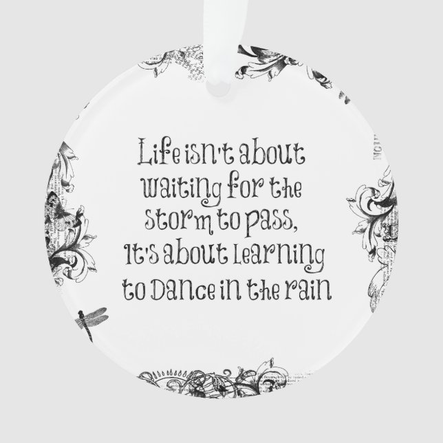 Adorno Aprendizaje inspirador para bailar en la cita de l (Anverso)