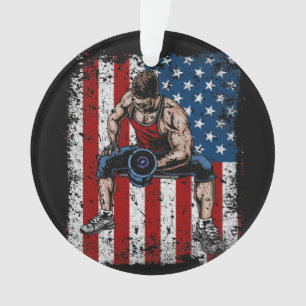 Adorno Aptitud de la pesa de gimnasia del Weightlifter
