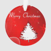 Árbol blanco de silueta de navidad