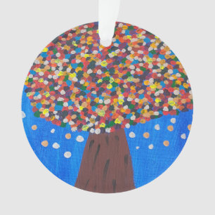 Adorno Árbol colorido abstracto