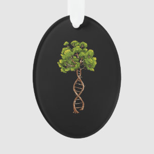 Adorno Árbol De Adn De La Ciencia De La Vida Genética E