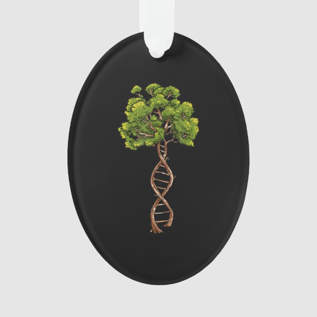 Adorno Árbol De Adn De La Ciencia De La Vida Genética Ent (Anverso)