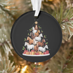 Adorno Árbol de Caballo Regalos de Navidad Caballos