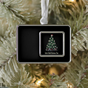 Adorno Árbol de Navidad con Cráneo Gótico   Espeluznante 