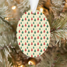 Adorno Árbol de Navidad con estrella de patrón ininterrum