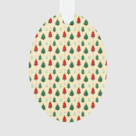 Adorno Árbol de Navidad con estrella de patrón ininterrum