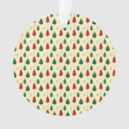 Adorno Árbol de Navidad con estrella de patrón ininterrum