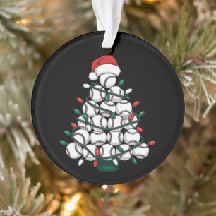 Adorno Árbol de Navidad de béisbol Santa Deportes