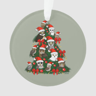 Adorno Árbol de Navidad de búhos