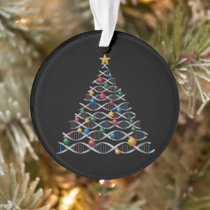 Adorno Árbol de Navidad de hélice de ADN Biología Profeso