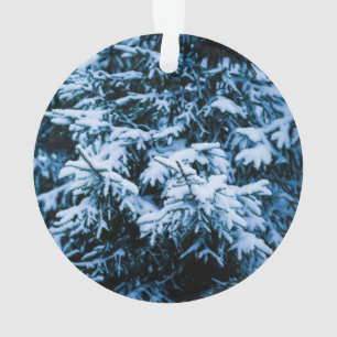Adorno Árbol de navidad de invierno de nevada