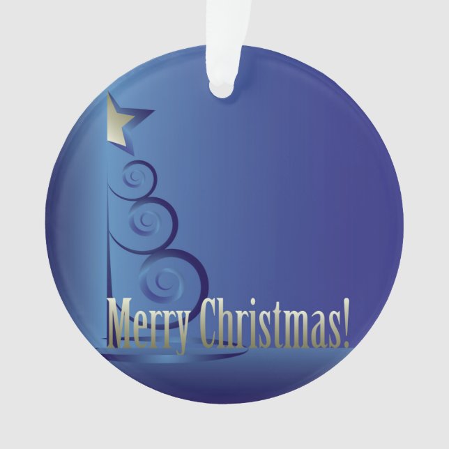 Adorno Árbol de Navidad de Sapphire (Anverso)