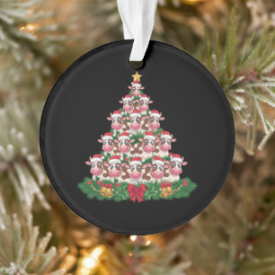 Adorno Árbol de Navidad de vaca divertido amante de la va