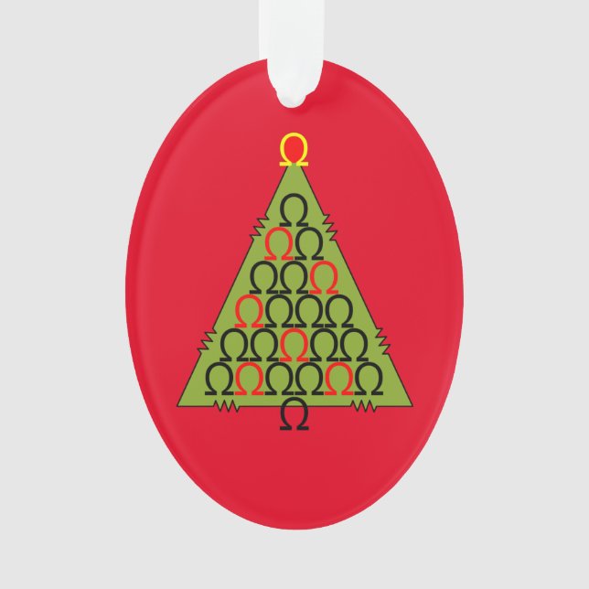 Adorno Árbol de Navidad Ohm (Anverso)