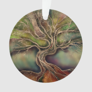 Adorno Árbol de vida - sombras caídas