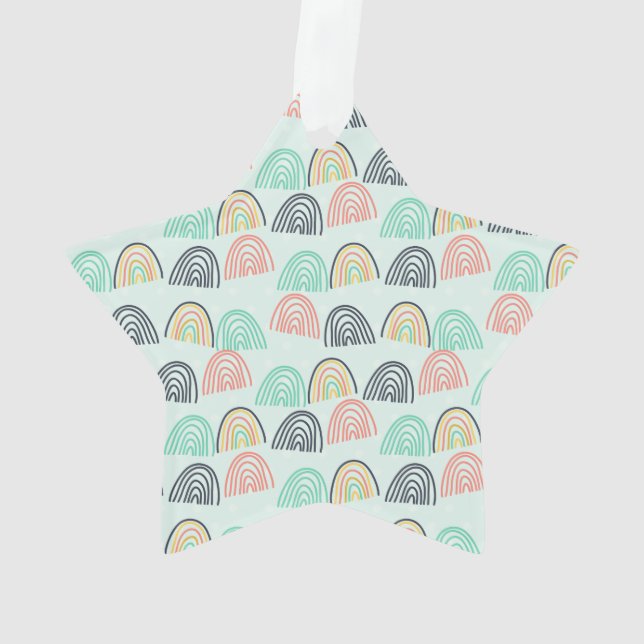 Adorno Arco iris y unicornios (Reverso)