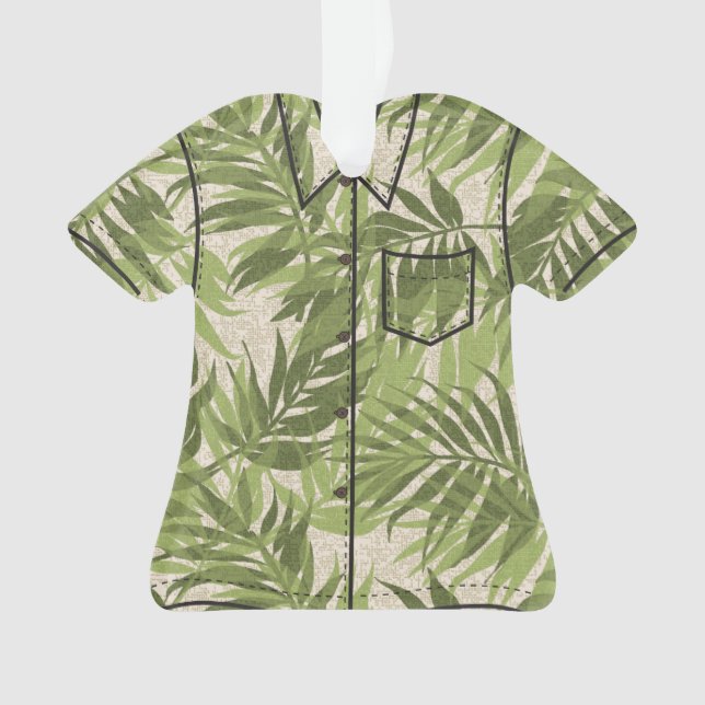 Adorno Areca Palms Personalizable hawaiano tropical de co (Anverso)