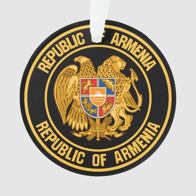 Adorno Armenia redonda Emblema (Anverso)