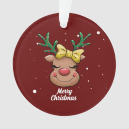 Adorno Aroma de cerámica Cute Merry Christmas Deer