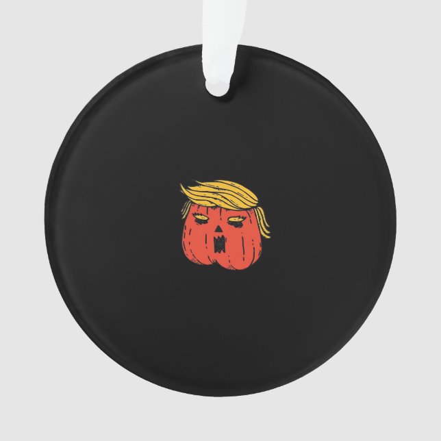 Adorno Arrójalo Como Una Calabaza Trumpkin Halloween El (Anverso)