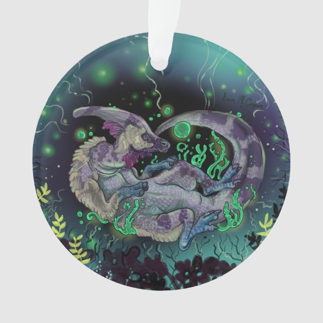 Adorno Arte de Dinosaurios de Duckbill (Anverso)