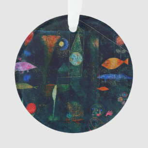 Adorno Arte gráfico de pintura abstracta Magia de peces d