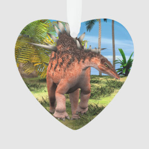 Adorno Arte prehistórico de Kentrosaurus Dinosaurio Jungl