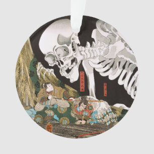 Adorno Arte vintage de Ukiyo-e Kuniyoshi Espectro de Esqu