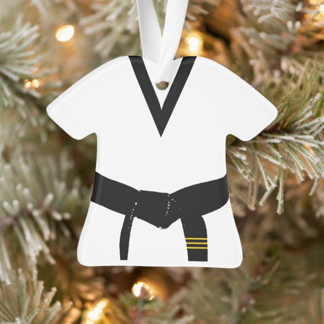Adorno Artes marciales de 3º grado Uniforme de Cinturón N (Árbol)