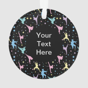 Adorno Artes marciales karate Resumen estrellas destellos